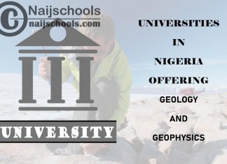 Universities in Nigeria Offering Geology and Geophysics