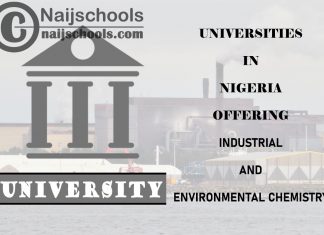 Universities Offering Industrial and Environmental Chemistry