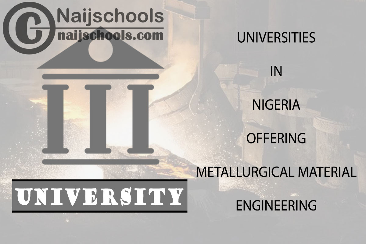 Universities in Nigeria Offering Metallurgical Material Engineering