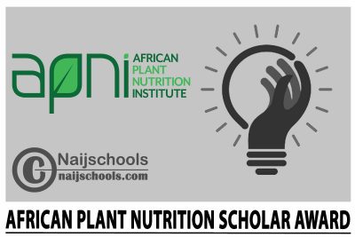 African Plant Nutrition Scholar Award 2024
