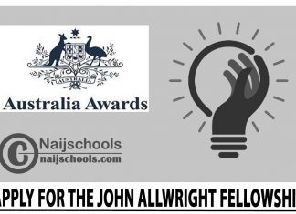 Apply for the John Allwright Fellowship 2024