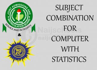 JAMB & WAEC Subject Combination for Computer with Statistics