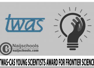 TWAS-CAS Young Scientists Award for Frontier Science 2024
