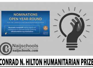Conrad N. Hilton Humanitarian Prize 2025