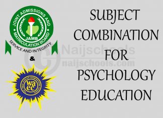 JAMB and WAEC Subject Combination for Psychology Education