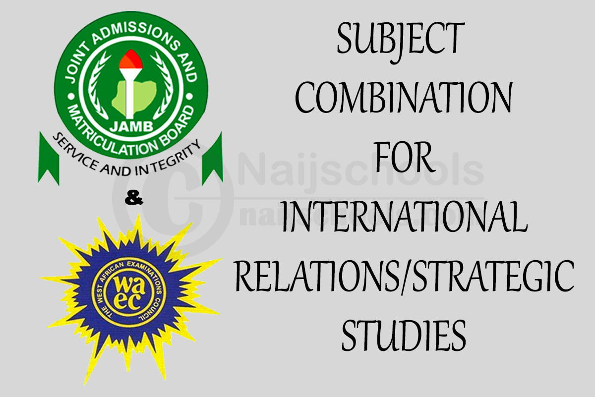 Subject Combination for International Relations/Strategic Studies