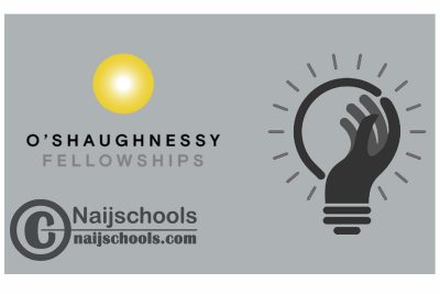 O’Shaughnessy Fellowships 2024