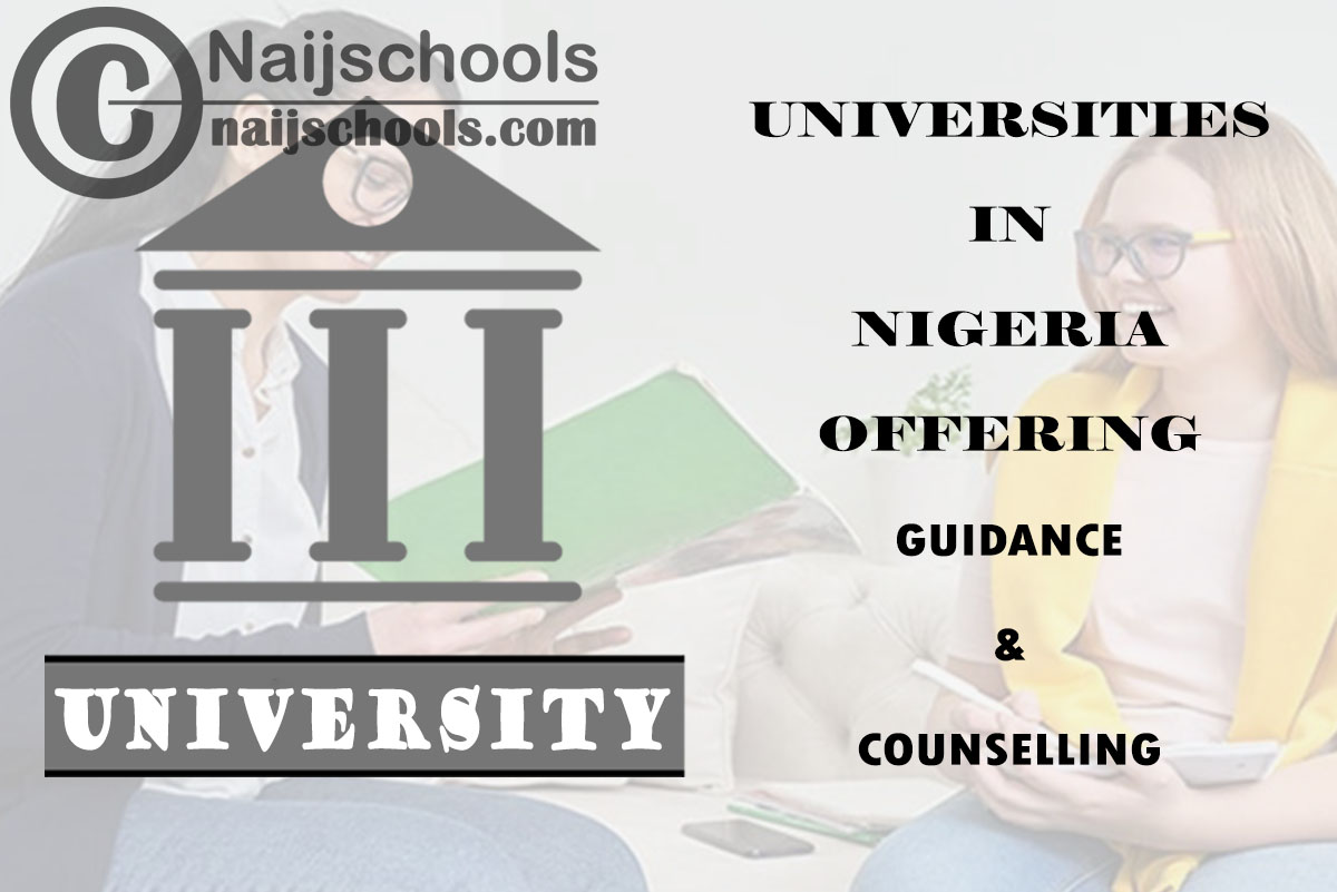 List of Universities in Nigeria Offering Guidance & Counselling