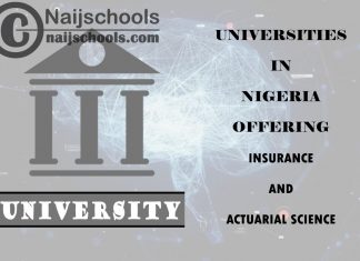 Universities in Nigeria Offering Insurance and Actuarial Science