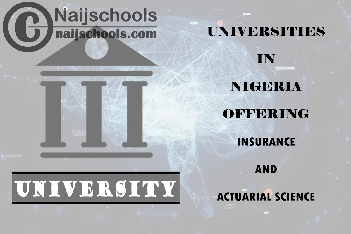 Universities in Nigeria Offering Insurance and Actuarial Science