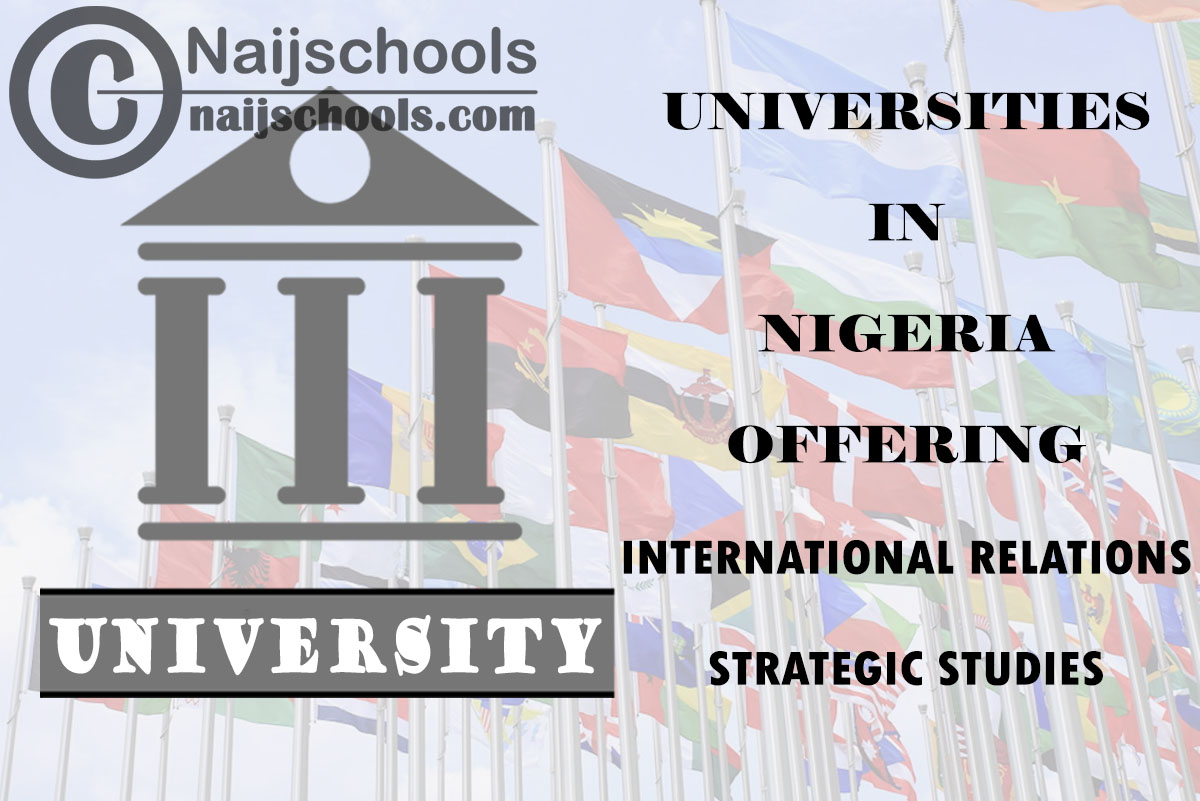 Universities Offering International Relations/Strategic Studies 