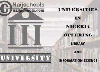 Universities in Nigeria Offering Library and Information Science