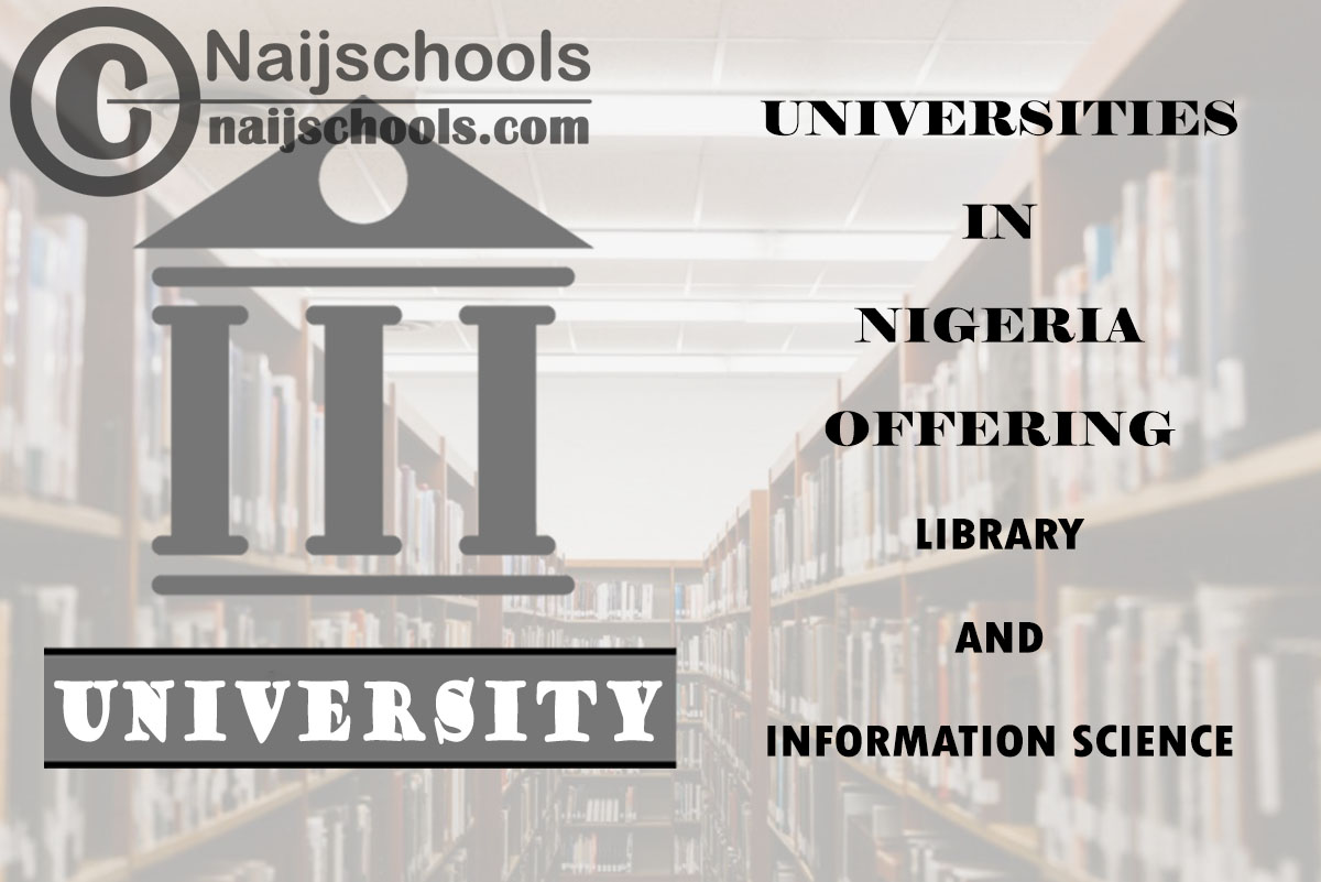 Universities in Nigeria Offering Library and Information Science 