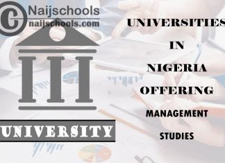 List of Universities in Nigeria Offering Management Studies