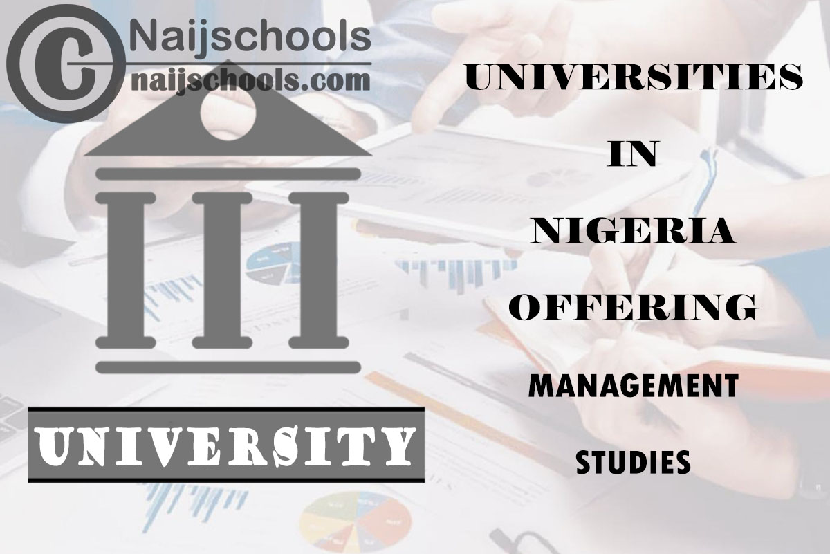 List of Universities in Nigeria Offering Management Studies