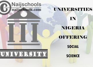 List of Universities in Nigeria Offering Social Science