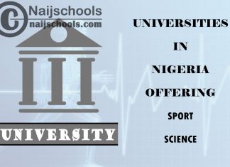 List of Universities in Nigeria Offering Sport Science