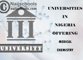 List of Universities in Nigeria Offering Medical Chemistry