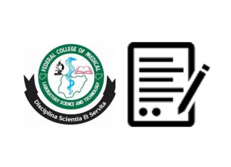 Federal Medical College Jos Admission Form