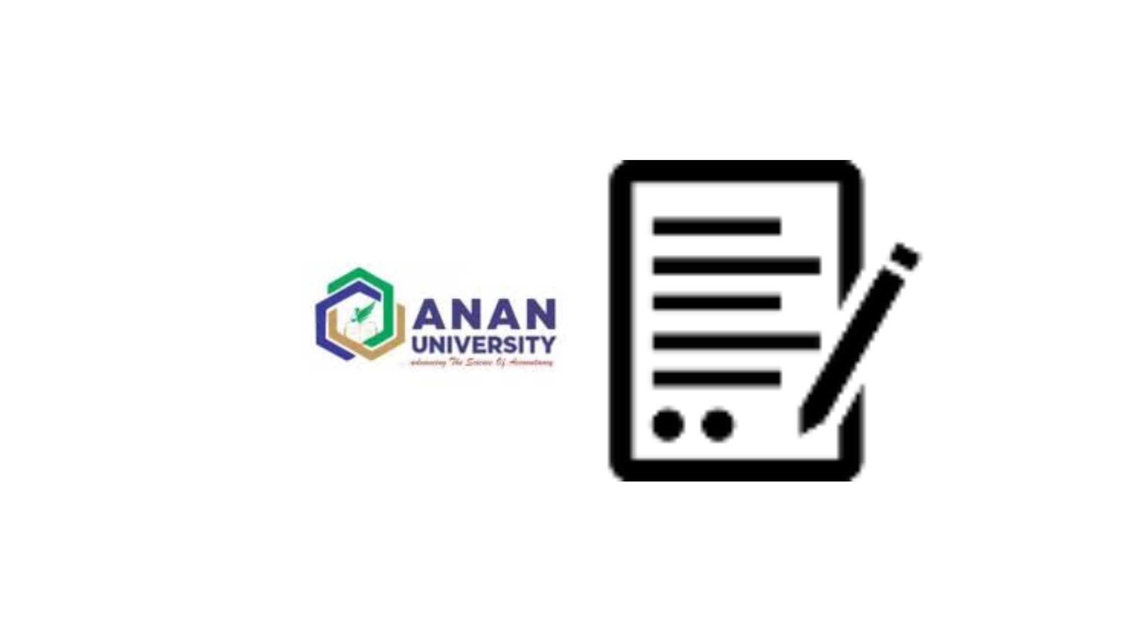 ANAN University Admission Form