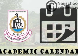 MAPOLY Academic Calender for 2024/2025 Academic Session