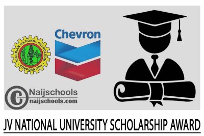 NNPC/Chevron JV National University Scholarship Award 2024
