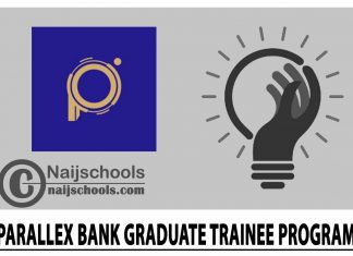Parallex Bank Graduate Trainee Program 2024