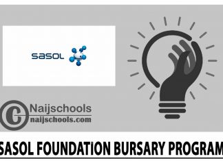 Sasol Foundation Bursary Program 2025