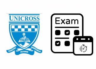 UNICROSS Mop-up Examination Date for 2023/2024 Session