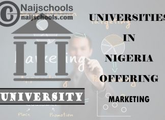 List of Universities in Nigeria Offering Marketing