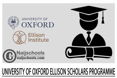 University of Oxford Ellison Scholars Programme 2025