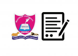 Hezekiah University Umudi Admission Form 2024/2025 session
