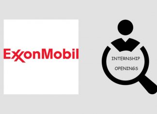 Internship Openings at Exxon Mobil Corporation
