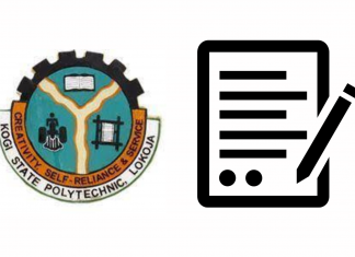Kogi Poly Admissions Form for 2024/2025 Academic session
