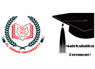 Al-Ansar Matriculation Date for 2023/2024 Academic Session